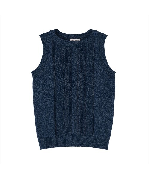 TOKYO SHIRTS（トウキョウシャツ）の「ボートネック レディースニットベスト（ベスト・レディース・ブラック/ベージュ/ネイビー・LL/M/L）」の20枚目の写真