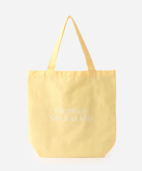 Saturdays NYC(サタデーズ ニューヨークシティ )の「Miller Standard Tote Bag(トートバッグ・メンズ・ミント/オレンジ/イエロー/ホワイト/ブラック・FREE)」の5枚目の写真