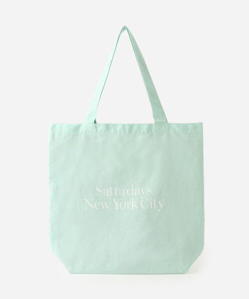 Saturdays NYC(サタデーズ ニューヨークシティ )の「Miller Standard Tote Bag(トートバッグ・メンズ・ミント/オレンジ/イエロー/ホワイト/ブラック・FREE)」の4枚目の写真