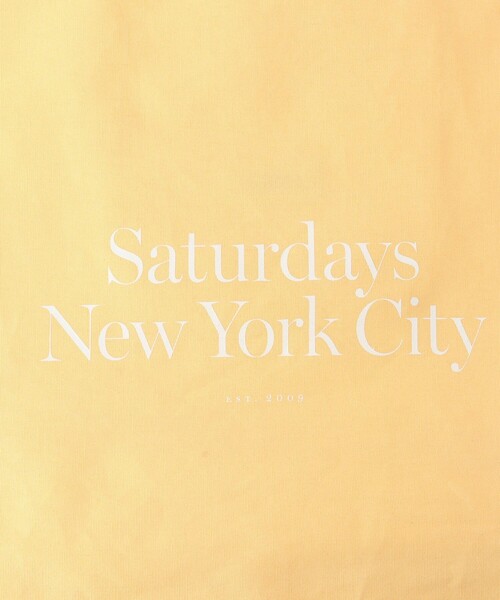 Saturdays NYC(サタデーズ ニューヨークシティ )の「Miller Standard Tote Bag(トートバッグ・メンズ・ミント/オレンジ/イエロー/ホワイト/ブラック・FREE)」の11枚目の写真