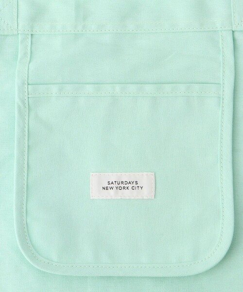Saturdays NYC(サタデーズ ニューヨークシティ )の「Miller Standard Tote Bag(トートバッグ・メンズ・ミント/オレンジ/イエロー/ホワイト/ブラック・FREE)」の12枚目の写真