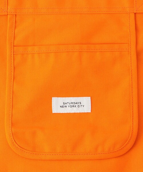 Saturdays NYC(サタデーズ ニューヨークシティ )の「Miller Standard Tote Bag(トートバッグ・メンズ・ミント/オレンジ/イエロー/ホワイト/ブラック・FREE)」の13枚目の写真