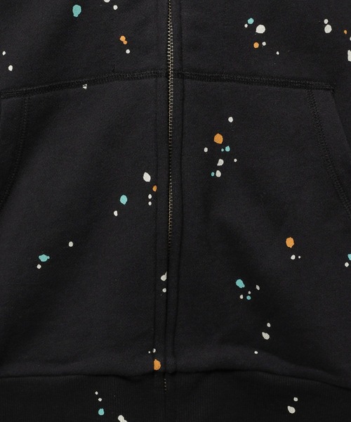 niko and...（ニコアンド）の「強撚裏毛ペイントパーカー（パーカー・メンズ・オフホワイト/ブラック・MEDIUM/LARGE）」の19枚目の写真