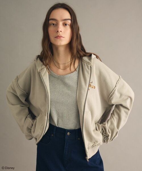 Disney（ディズニー）の「Disney/ディズニー  ヴィンテージライクZIPパーカー【ユニセックス】（パーカー・レディース・グレー/ブラック/ブラウン・M/L）」の22枚目の写真