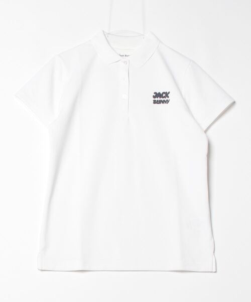 ALPEN / SPORTS DEPO SELECT（アルペンスポーツデポセレクト）の「ジャックバニー  ブリスターメッシュ ポロシャツ(半袖)（ポロシャツ・レディース・イエロー/ネイビー/ホワイト・S/M/L）」の2枚目の写真