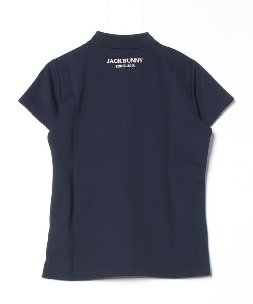 ALPEN / SPORTS DEPO SELECT（アルペンスポーツデポセレクト）の「ジャックバニー  ブリスターメッシュ ポロシャツ(半袖)（ポロシャツ・レディース・イエロー/ネイビー/ホワイト・S/M/L）」の4枚目の写真