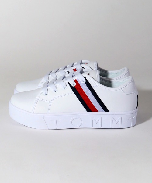 TOMMY HILFIGER（トミーヒルフィガー）の「【TOMMY HILFIGER/トミーヒルフィガー】TH EVA PLATFORM/プラットフォーム ローカット スニーカー（スニーカー・レディース・ホワイト・23.5cm/23.0cm/22.5cm/24.0cm）」の11枚目の写真