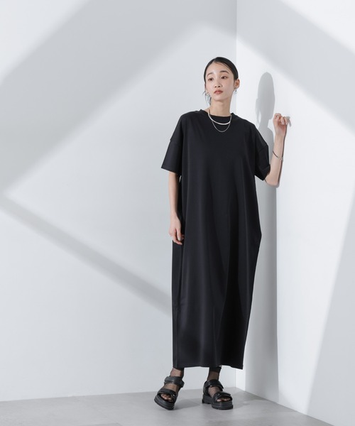 セール】Anti Smellスムースシルケットワイドワンピース（ワンピース