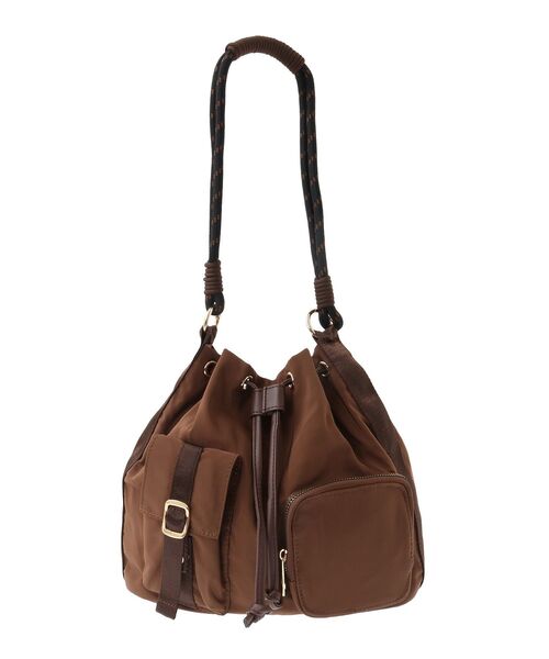 Green　Parks（グリーンパークス）の「andmikka.マルチウェイポケットリュック（ハンドバッグ・レディース・カーキ/ブラウン/ブラック・FREE）」の16枚目の写真