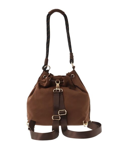 Green　Parks（グリーンパークス）の「andmikka.マルチウェイポケットリュック（ハンドバッグ・レディース・カーキ/ブラウン/ブラック・FREE）」の19枚目の写真