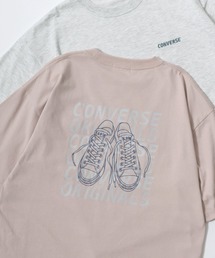 CONVERSE/コンバース COOLMAX/吸水速乾 バックプリント ロゴ ワンポイント 半袖Tシャツ/レディース メンズ