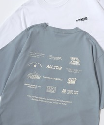 CONVERSE/コンバース COOLMAX/吸水速乾 バックプリント ロゴ ワンポイント 半袖Tシャツ/レディース メンズ