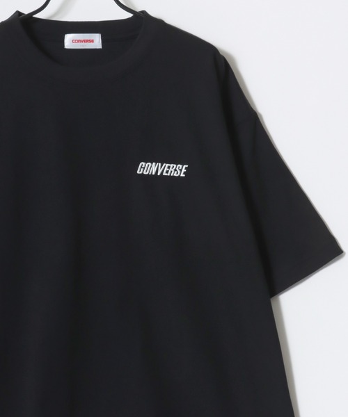 Lazar(ラザル)の「CONVERSE/コンバース COOLMAX/吸水速乾 バックプリント ロゴ ワンポイント 半袖Tシャツ/レディース メンズ(Tシャツ/カットソー・レディース・オートミール/ベージュ/ホワイト/ホワイト系その他/ピンク/ブルーグリーン/ブラック/ブルー・M/L/LL)」の17枚目の写真