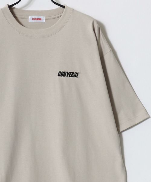 Lazar(ラザル)の「CONVERSE/コンバース COOLMAX/吸水速乾 バックプリント ロゴ ワンポイント 半袖Tシャツ/レディース メンズ(Tシャツ/カットソー・レディース・オートミール/ベージュ/ホワイト/ホワイト系その他/ピンク/ブルーグリーン/ブラック/ブルー・M/L/LL)」の19枚目の写真