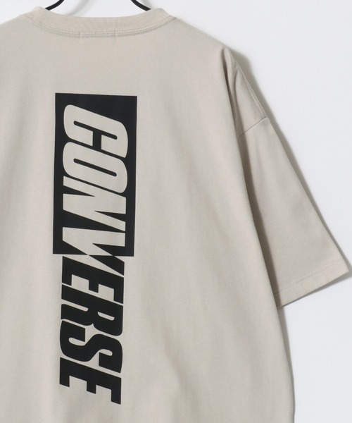 Lazar(ラザル)の「CONVERSE/コンバース COOLMAX/吸水速乾 バックプリント ロゴ ワンポイント 半袖Tシャツ/レディース メンズ(Tシャツ/カットソー・レディース・オートミール/ベージュ/ホワイト/ホワイト系その他/ピンク/ブルーグリーン/ブラック/ブルー・M/L/LL)」の20枚目の写真
