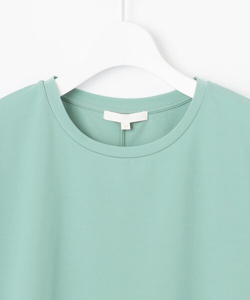 自由区(ジユウク)の「ハイカウントクロップド丈 Tシャツ(Tシャツ/カットソー・レディース・アイボリー系/ライトグリーン系/ブラック系・44/46)」の20枚目の写真