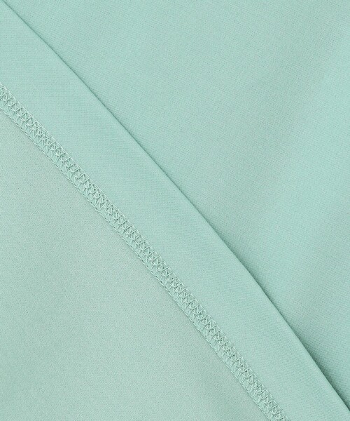 自由区(ジユウク)の「ハイカウントクロップド丈 Tシャツ(Tシャツ/カットソー・レディース・アイボリー系/ライトグリーン系/ブラック系・44/46)」の16枚目の写真
