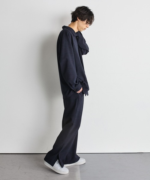 SHIPS.me（シップスミー）の「【ZOZO限定】SHIPS.me: サイドスリットイージーパンツ（その他パンツ・メンズ・キャメル/ネイビー/ダークグレー・XL-Regular/XL-Short/L-Regular/L-Short/M-Regular/M-Short/S-Regular/S-Short/XS-Regular/XS-Short）」の4枚目の写真