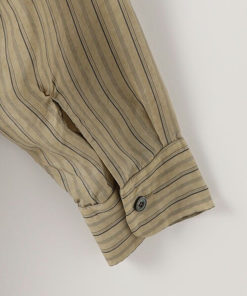 Steven Alan(スティーブンアラン)の「<KAPTAIN SUNSHINE> OPEN COLLAR SHIRT/シャツ(シャツ/ブラウス・メンズ・ダークグレー/ベージュ・38/40)」の5枚目の写真