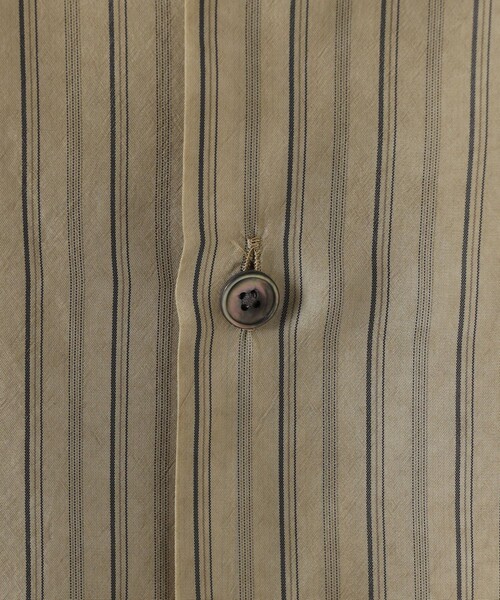 Steven Alan(スティーブンアラン)の「<KAPTAIN SUNSHINE> OPEN COLLAR SHIRT/シャツ(シャツ/ブラウス・メンズ・ダークグレー/ベージュ・38/40)」の8枚目の写真