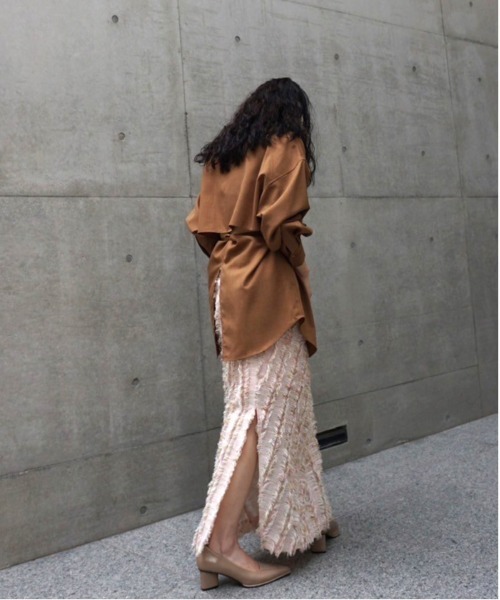 シャツ/ブラウス(長袖/七分) Ameri VINTAGE - MANY WAY LINEN LIKE SHIRT/ ameri vintage MANY WAY LINEN LIKE SHIRT