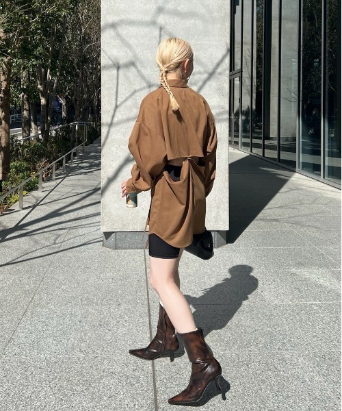 Ameri（アメリ）の「MANY WAY LINEN LIKE SHIRT（シャツ/ブラウス