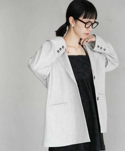 URBAN RESEARCH DOORS（アーバンリサーチドアーズ）の「立体刺繍キャミソールブラウス（キャミソール・レディース・オフホワイト/ブラック・MEDIUM）」の5枚目の写真