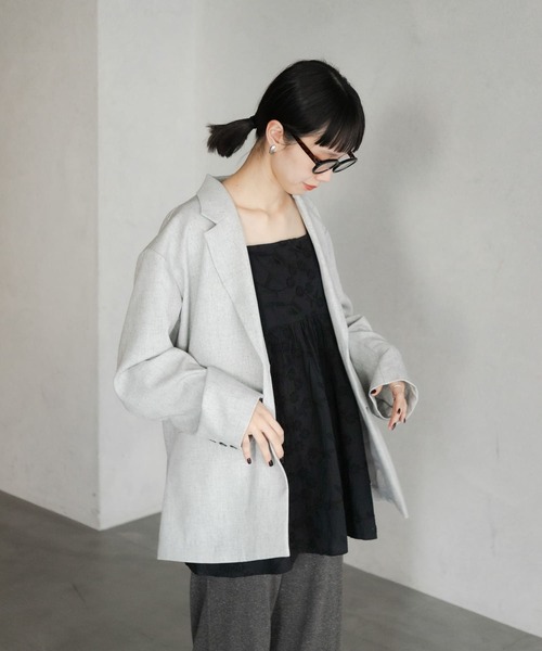 URBAN RESEARCH DOORS（アーバンリサーチドアーズ）の「立体刺繍キャミソールブラウス（キャミソール・レディース・オフホワイト/ブラック・MEDIUM）」の8枚目の写真