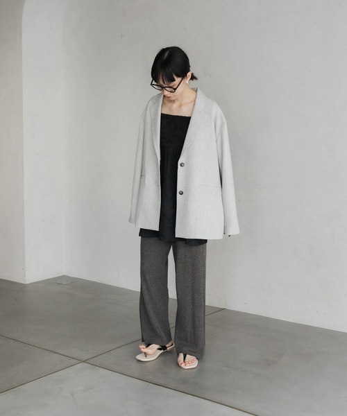 URBAN RESEARCH DOORS（アーバンリサーチドアーズ）の「立体刺繍キャミソールブラウス（キャミソール・レディース・オフホワイト/ブラック・MEDIUM）」の18枚目の写真