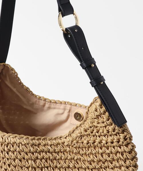 RODE SKO（ロデスコ）の「ワンハンドルペーパートートバッグ（トートバッグ・レディース・グレー/キャメル・ONE）」の17枚目の写真