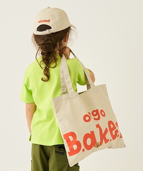 minimal（ミニマル）の「【ovgo B.a.k.e.r】トートバッグ（トートバッグ・キッズ・オレンジ/ベージュ/ミント/ホワイト系/ライラック・F）」の2枚目の写真