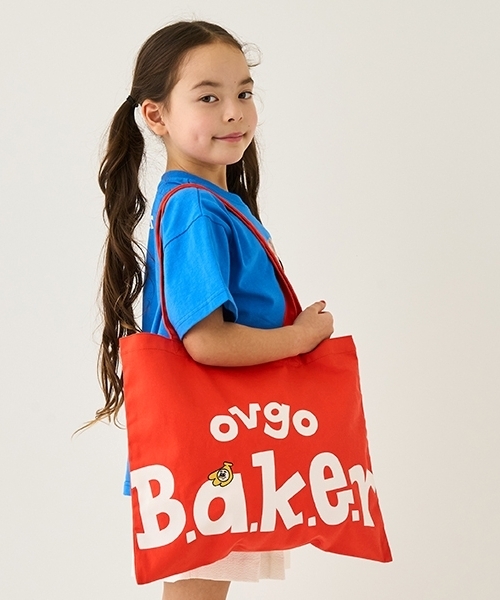 minimal（ミニマル）の「【ovgo B.a.k.e.r】トートバッグ（トートバッグ・キッズ・オレンジ/ベージュ/ミント/ホワイト系/ライラック・F）」の5枚目の写真