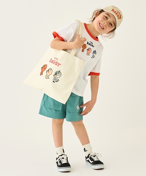 minimal（ミニマル）の「【ovgo B.a.k.e.r】トートバッグ（トートバッグ・キッズ・オレンジ/ベージュ/ミント/ホワイト系/ライラック・F）」の15枚目の写真