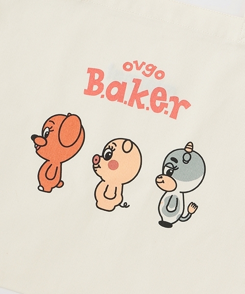 minimal（ミニマル）の「【ovgo B.a.k.e.r】トートバッグ（トートバッグ・キッズ・オレンジ/ベージュ/ミント/ホワイト系/ライラック・F）」の6枚目の写真