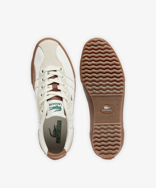 LACOSTE（ラコステ）の「レディース BACKSLAM 125 2 CFA（スニーカー・レディース・ピンク/オフホワイト・24.0cm/24.5cm/23.5cm/23.0cm/22.5cm）」の5枚目の写真