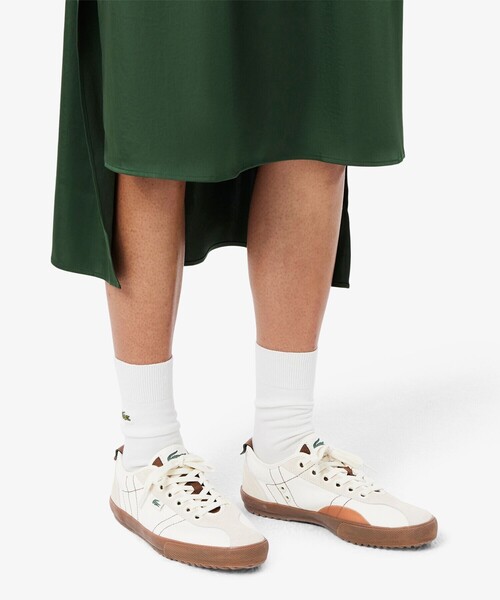 LACOSTE（ラコステ）の「レディース BACKSLAM 125 2 CFA（スニーカー・レディース・ピンク/オフホワイト・24.0cm/24.5cm/23.5cm/23.0cm/22.5cm）」の8枚目の写真