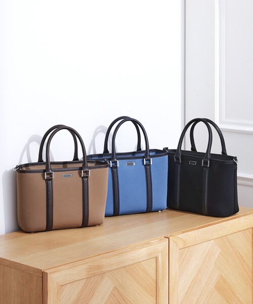 TAKEO KIKUCHI（タケオキクチ）の「スポンディッシュ ミニトート（トートバッグ・メンズ・ブラック/ブラウン系その他/ライトブルー・00）」の8枚目の写真