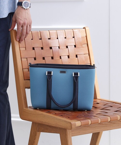 TAKEO KIKUCHI（タケオキクチ）の「スポンディッシュ ミニトート（トートバッグ・メンズ・ブラック/ブラウン系その他/ライトブルー・00）」の15枚目の写真