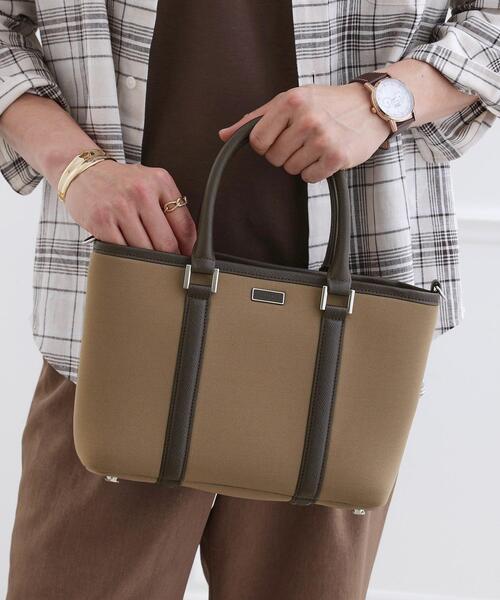 TAKEO KIKUCHI（タケオキクチ）の「スポンディッシュ ミニトート（トートバッグ・メンズ・ブラック/ブラウン系その他/ライトブルー・00）」の12枚目の写真