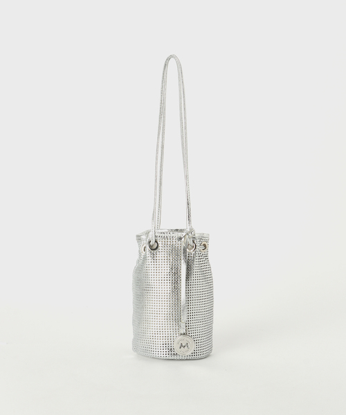 marco masi(マルコマージ)の「MARCO MASI / マルコマージ MINI MESH BAG(ハンドバッグ・レディース・シルバー・FREE)」の1枚目の写真