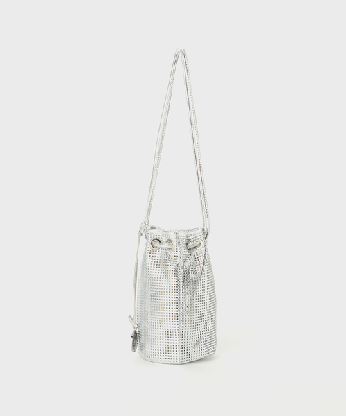 marco masi(マルコマージ)の「MARCO MASI / マルコマージ MINI MESH BAG(ハンドバッグ・レディース・シルバー・FREE)」の7枚目の写真