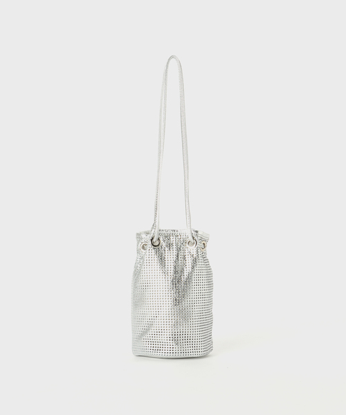 marco masi(マルコマージ)の「MARCO MASI / マルコマージ MINI MESH BAG(ハンドバッグ・レディース・シルバー・FREE)」の6枚目の写真