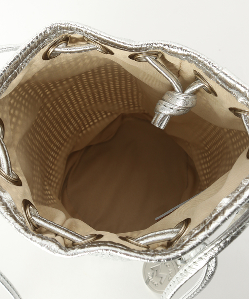 marco masi(マルコマージ)の「MARCO MASI / マルコマージ MINI MESH BAG(ハンドバッグ・レディース・シルバー・FREE)」の5枚目の写真