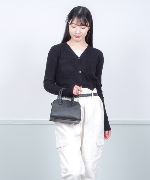 CHRISTIAN VILLA(クリスチャンヴィラ)の「【CHRISTIAN VILLA/クリスチャンヴィラ】ショルダーバッグ ハンドバッグ(ショルダーバッグ・レディース・ブラック/ベージュ系その他・FREE)」の9枚目の写真