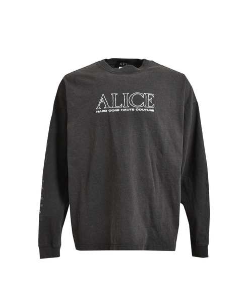 ALICE HOLLYWOOD（アリスハリウッド）の「ALICIDE METAL LS T-SHIRT（Tシャツ/カットソー・メンズ・ブラック×ホワイト・X-LARGE/LARGE/MEDIUM/SMALL）」の4枚目の写真