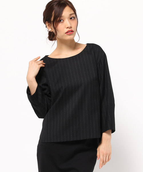 グレースコンチネンタル ビジュートップスブラック　ファー グレースコンチネンタル ビジュートップスブラック ファー 【公式通販】