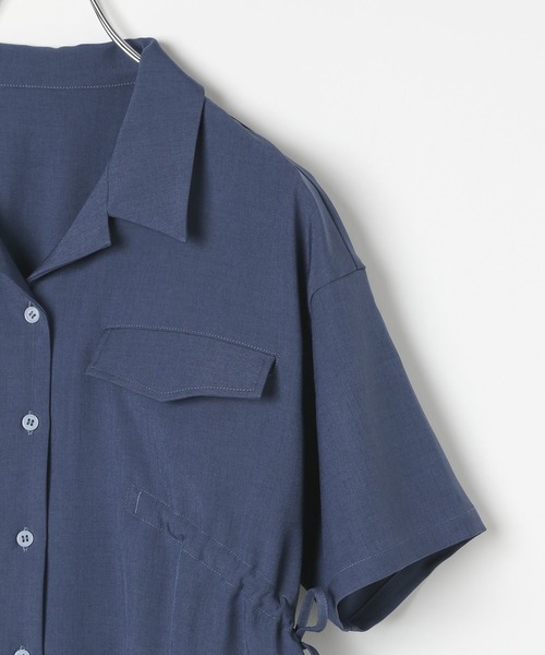 PAGEBOY(ページボーイ)の「ウエストドロストカイキンシャツ(Tシャツ/カットソー・レディース・オフホワイト/ブルー/ブラック・FREE)」の12枚目の写真