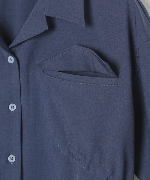 PAGEBOY(ページボーイ)の「ウエストドロストカイキンシャツ(Tシャツ/カットソー・レディース・オフホワイト/ブルー/ブラック・FREE)」の9枚目の写真