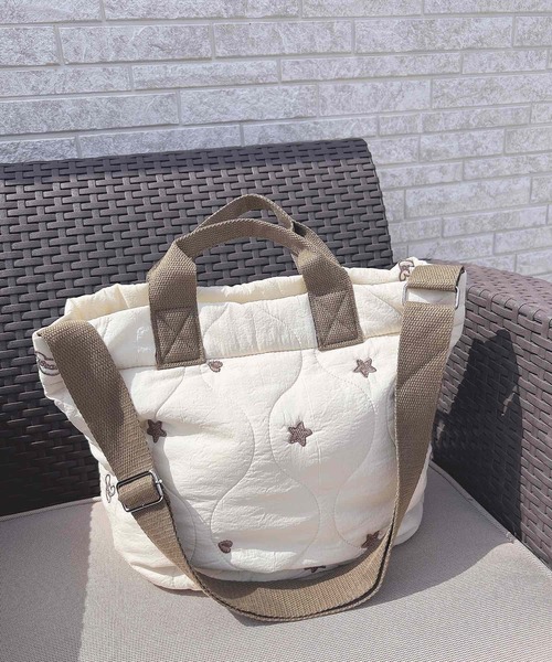 Mignonjour(ミニョンジュール)の「Mignonjour/刺繍キルティング2wayバッグ M2730(ショルダーバッグ・レディース・その他1/その他2・FREE)」の7枚目の写真