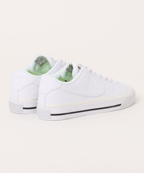 NIKE(ナイキ)の「《NIKE》ウィメンズ コート レガシー NN(スニーカー・レディース・ホワイト/ホワイト系その他/オフホワイト/ベージュ系その他/ホワイト×ピンク・22.5cm/23.0cm/23.5cm/24.0cm/24.5cm/25.0cm/25.5cm/26.0cm)」の6枚目の写真